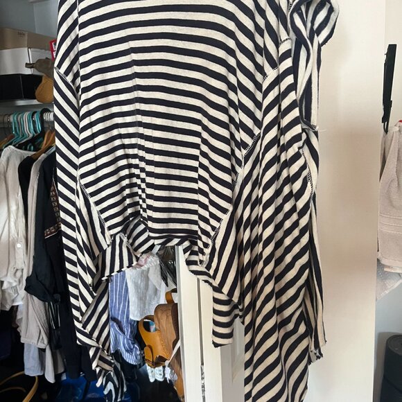 Free People - We The Free Womens Striped 100% Cotton Pullover Top- Large - Picture 2 of 5